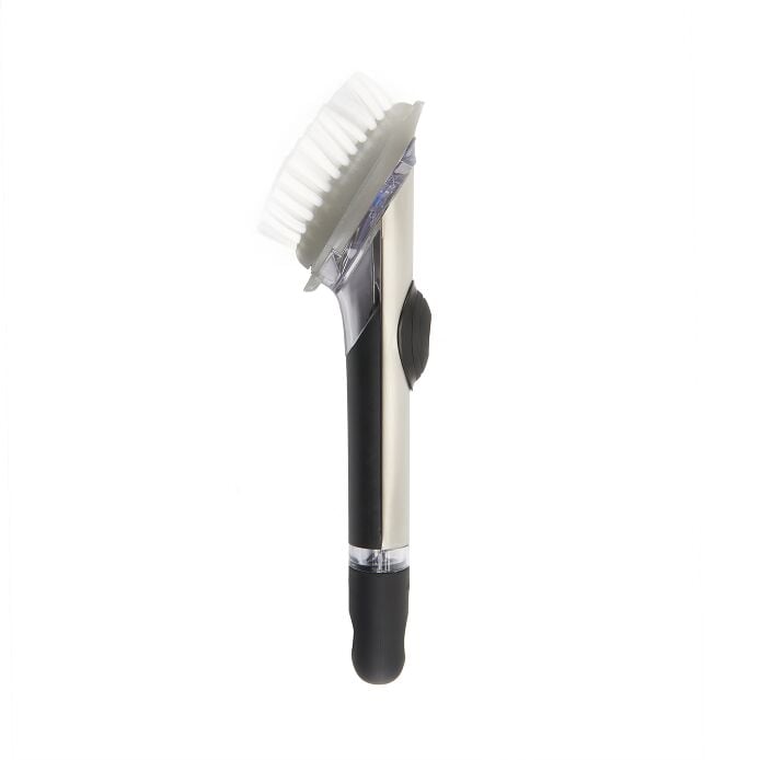 Steel Soap Dispensing Dish Brush Y9