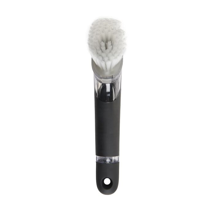 Steel Soap Dispensing Dish Brush Y9