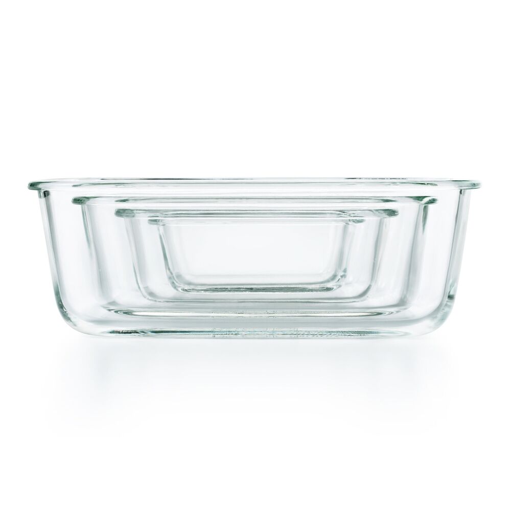 Smart Seal 3.5 Cup Glass Rectangle Container - Teal T3
