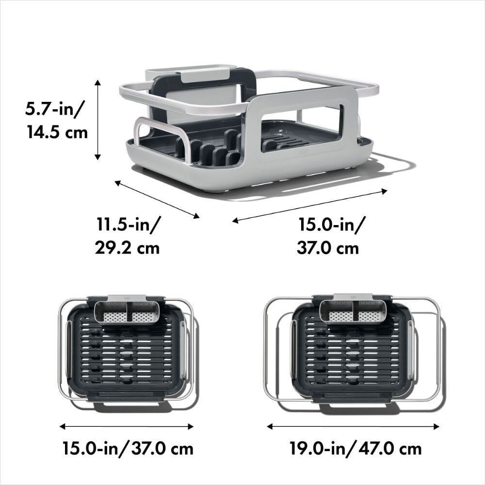 Over-the-sink Aluminum Dish Rack L1