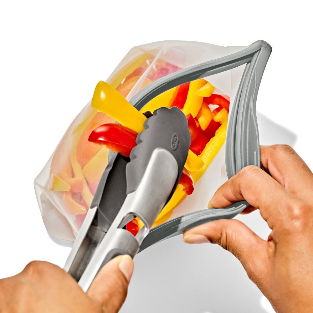 Silicone Reusable Bag Sandwich (28 oz) - Fog K5