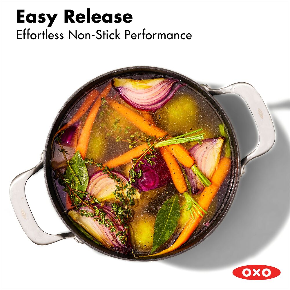Ceramic Professional Non-Stick 5QT Stock Pot with Lid K8