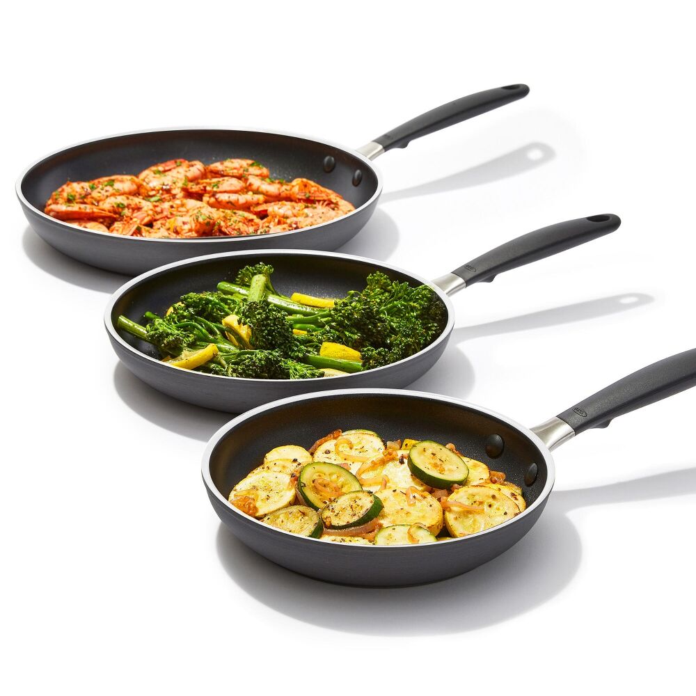 Non-Stick Pro Every Day 3-Piece Frying Pan Set D4