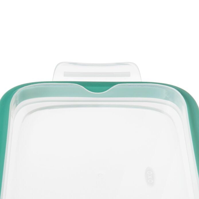 Smart Seal 8 Cup Glass Rectangle Container - Teal B4