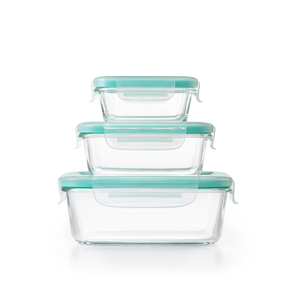 OXO Good Grips 12 Piece Smart Seal Glass Container Set V5