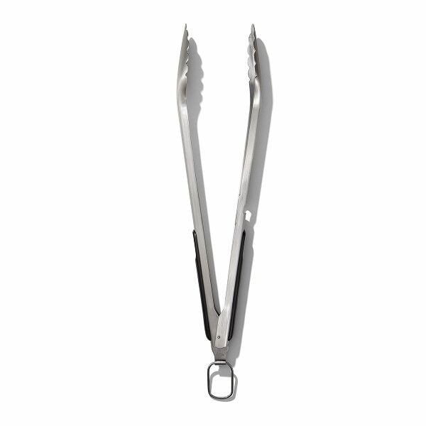 Grilling Tongs with Built-In Bottle Opener Y5