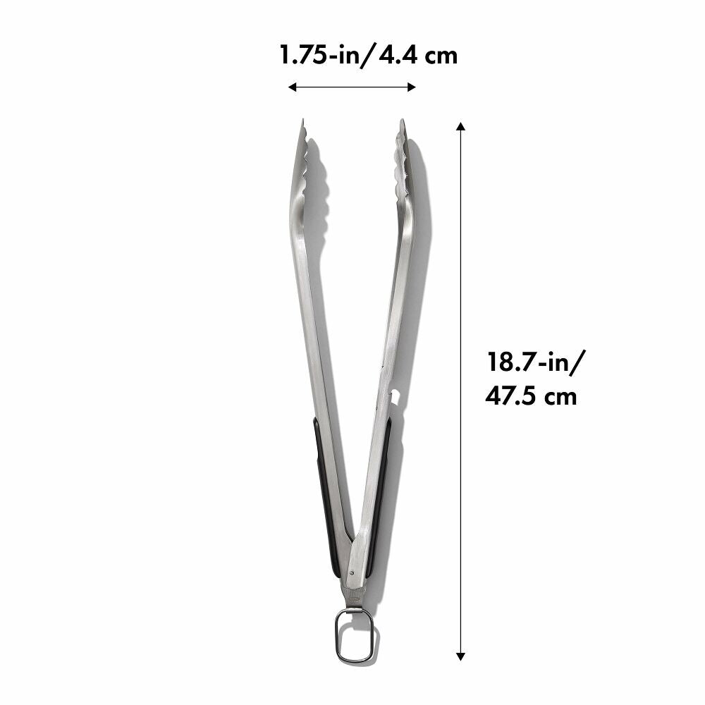 Grilling Tongs with Built-In Bottle Opener Y5