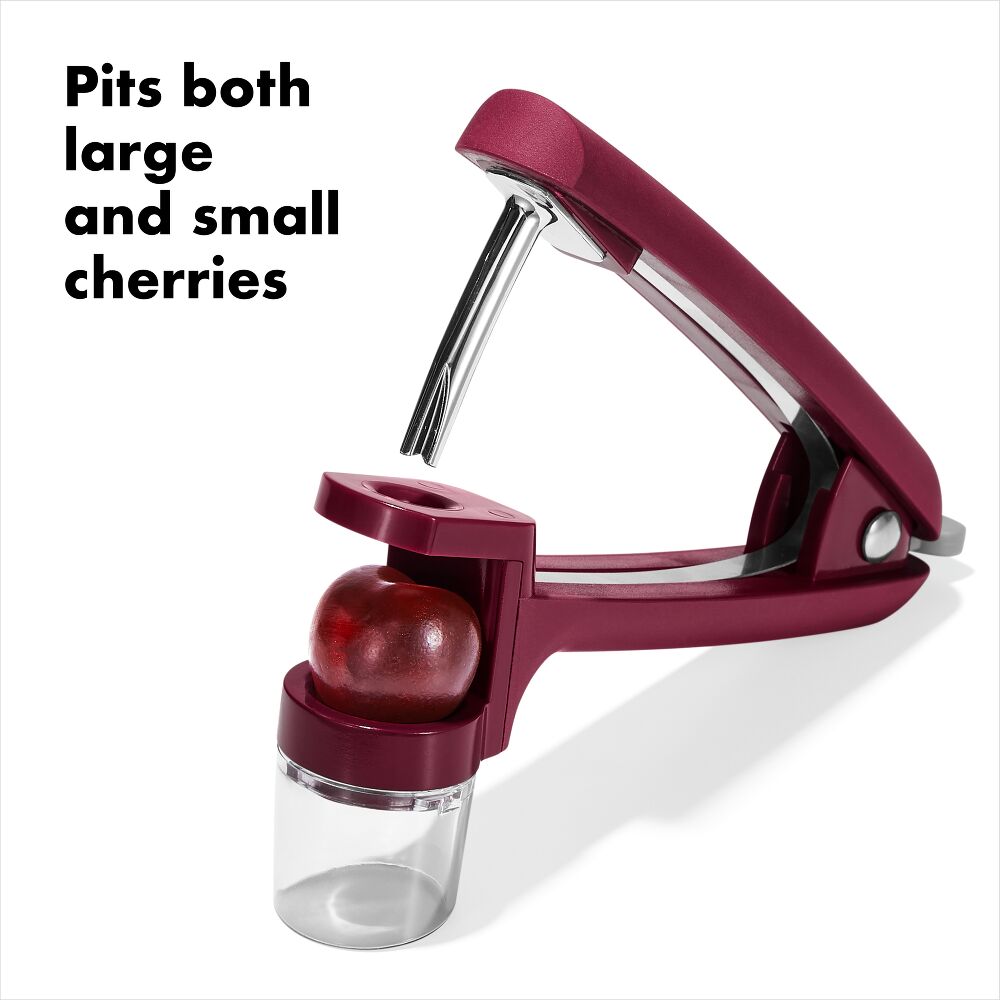 OXO Good Grips Cherry & Olive Pitter - Beet X1