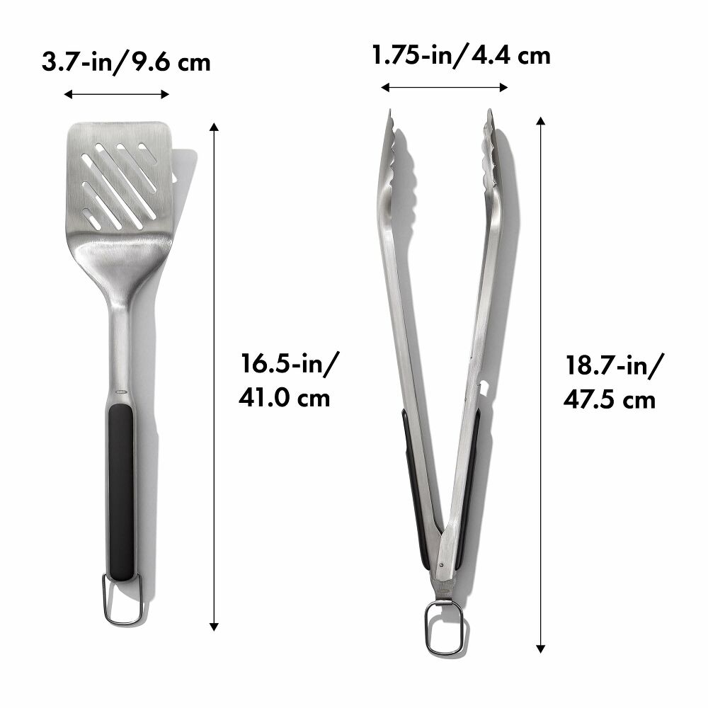 OXO Good Grips Grilling Turner and Tongs Set X2
