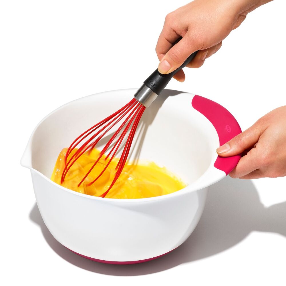 3 Piece Mixing Bowl Set New Colored Handles H6