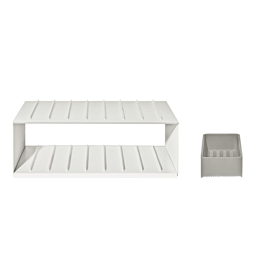 Water Bottle Organizer with Accessory Bin B0