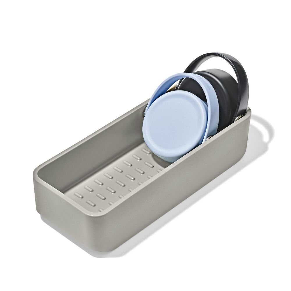 Water Bottle Organizer with Accessory Bin B0
