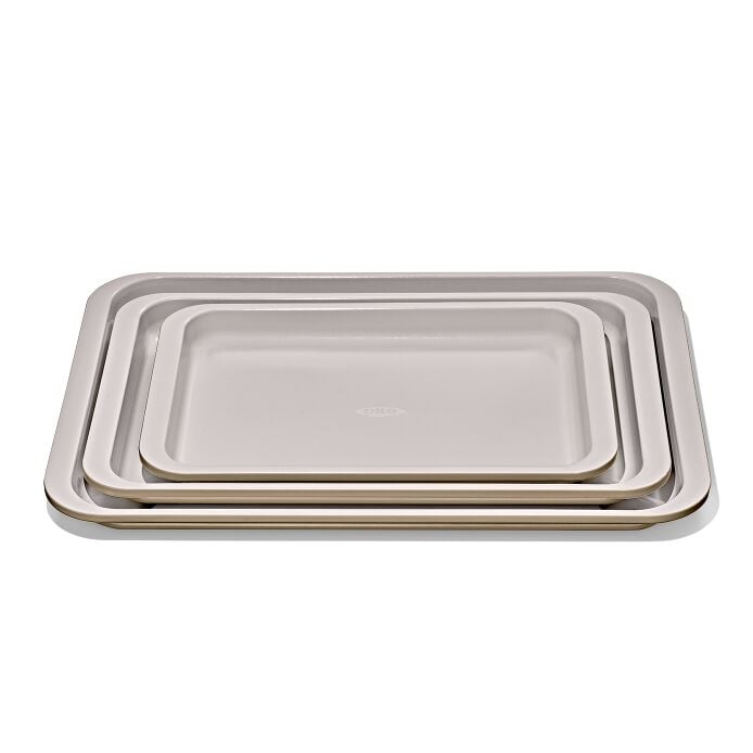 Non-Stick Pro Ceramic Coated Metal Bakeware 3 Pc Set B3