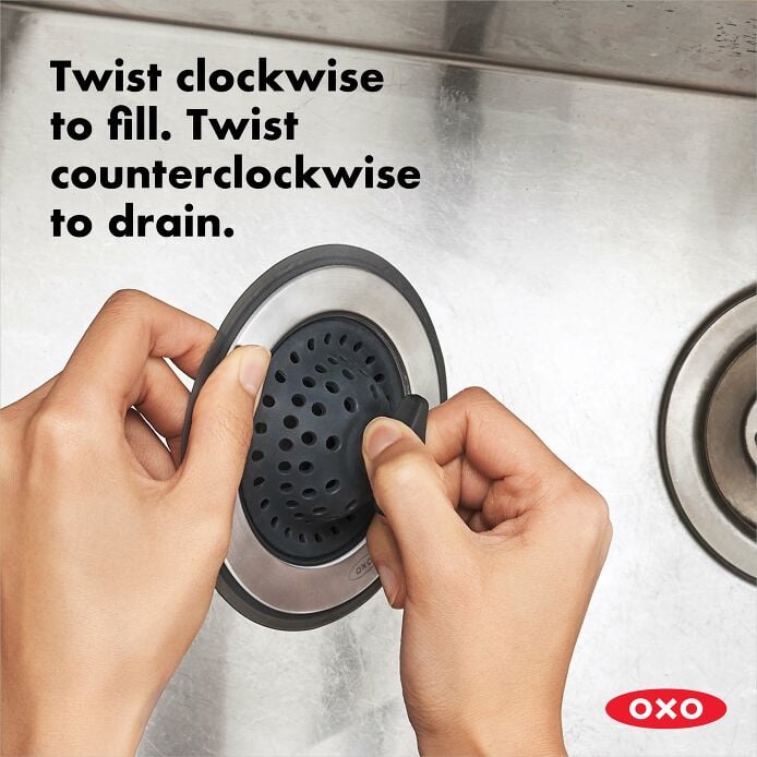 2-in-1 Silicone Sink Strainer with Stopper S4