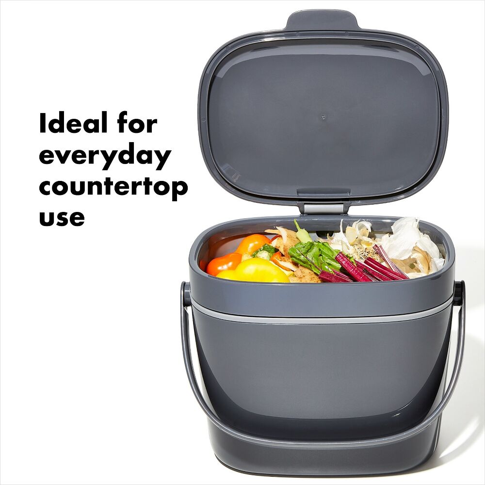 Easy-Clean Compost Bin - 1.75 Gal F9