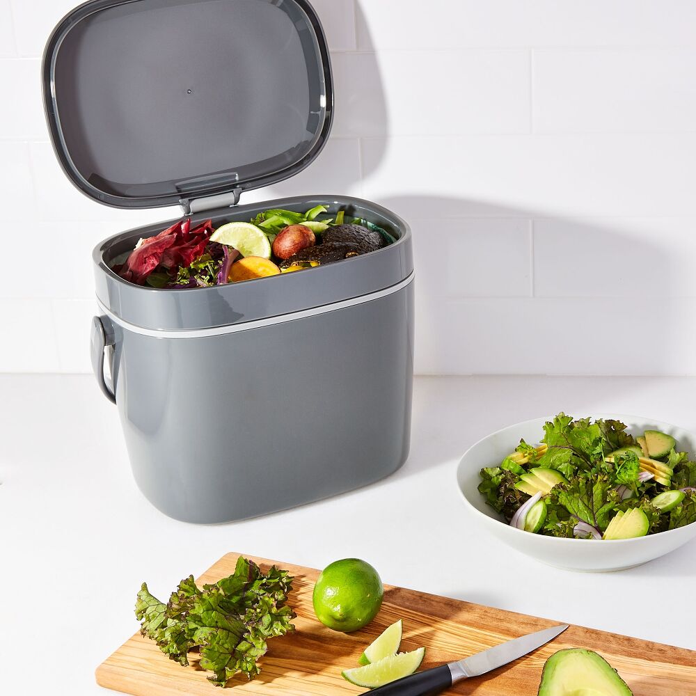Easy-Clean Compost Bin - 1.75 Gal F9