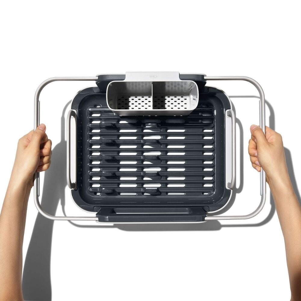 Over-the-sink Aluminum Dish Rack L1