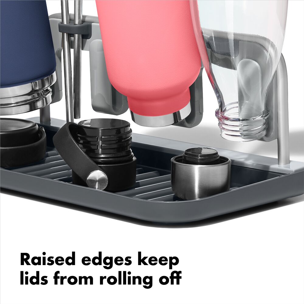 OXO Good Grips Water Bottle Drying Rack X6