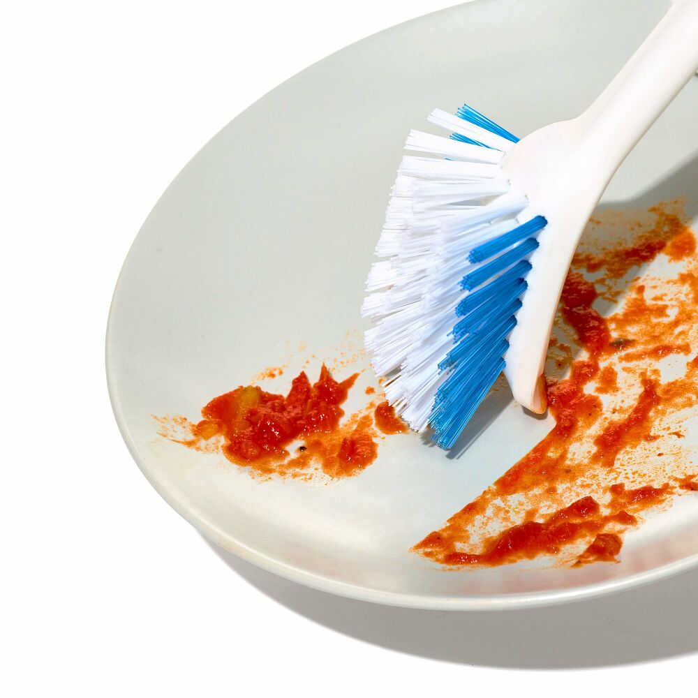 Dish Brush with Scraper Y5