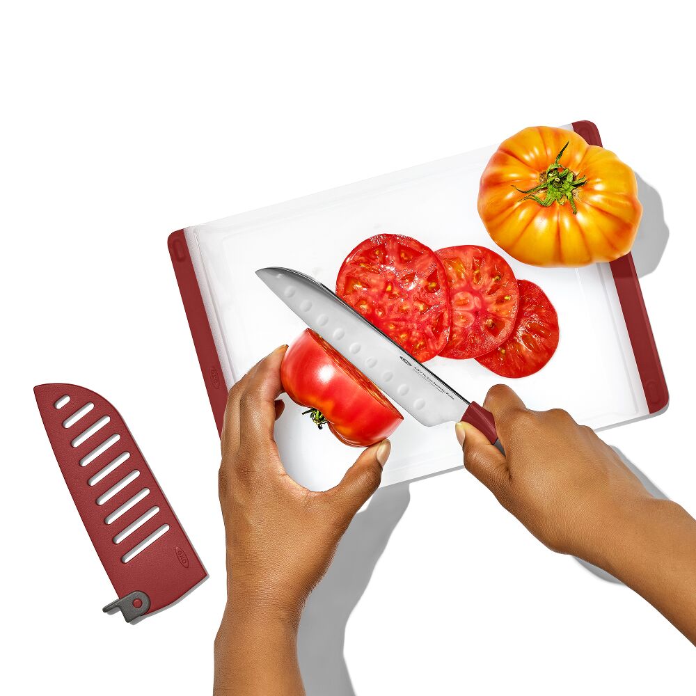 OXO Outdoor 5.5in Santoku Knife with Locking Sheath E1