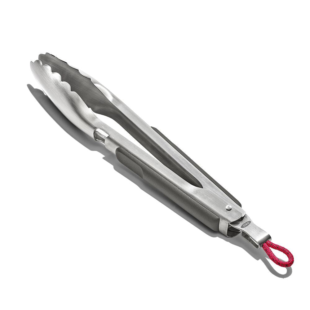 OXO Outdoor 10.5in Camp Stove Tongs with Bottle Opener B1