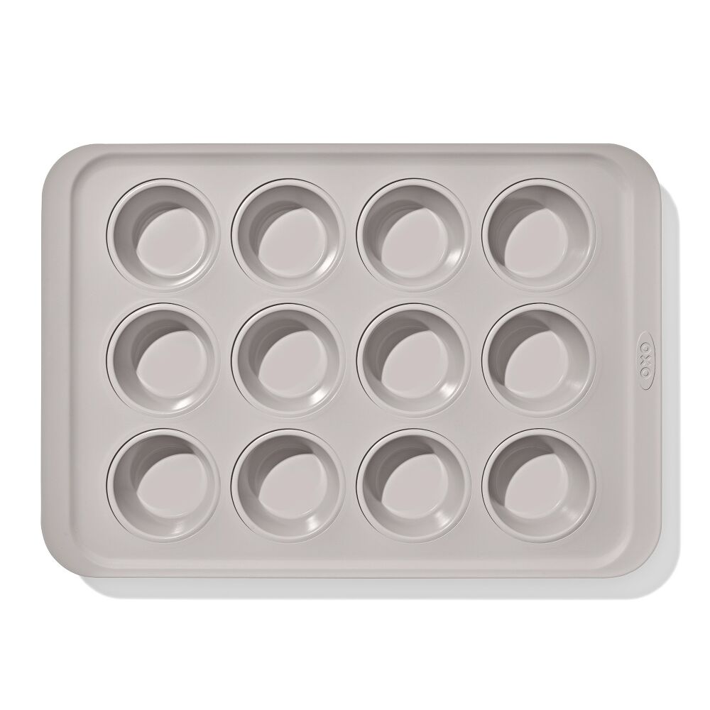 Non-Stick Pro Ceramic Coated Metal Bakeware 12 Cup Muffin Pan T7
