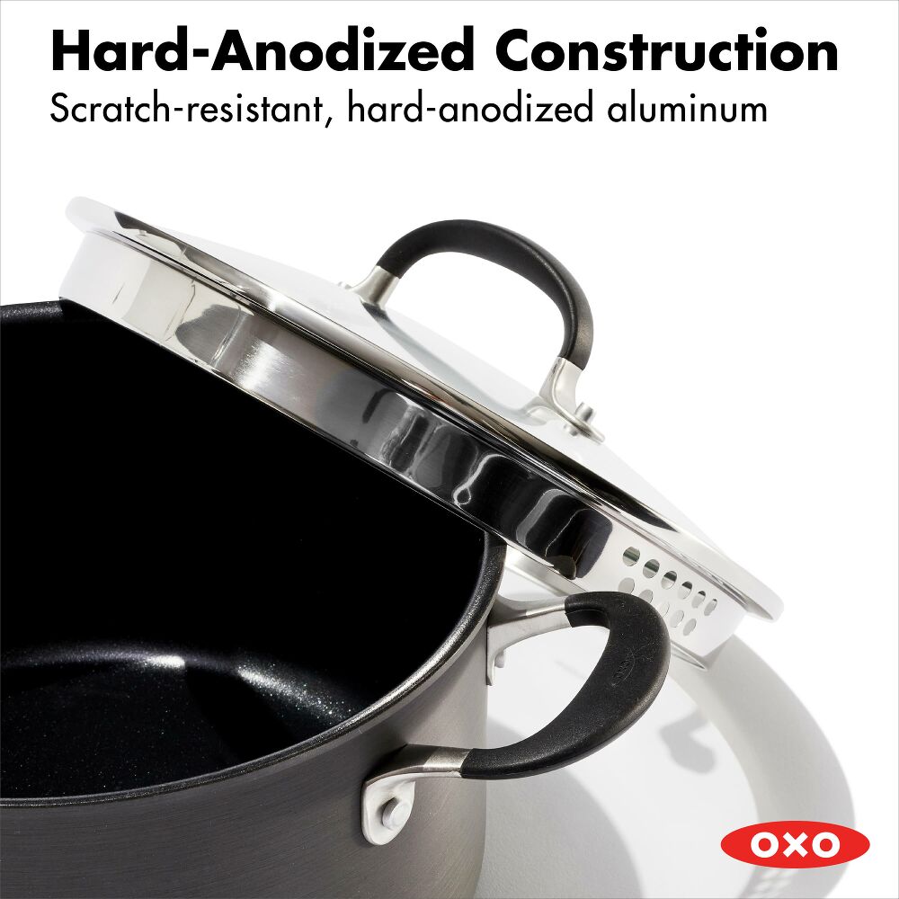 Non-Stick 6-Quart Stock Pot with Lid H1