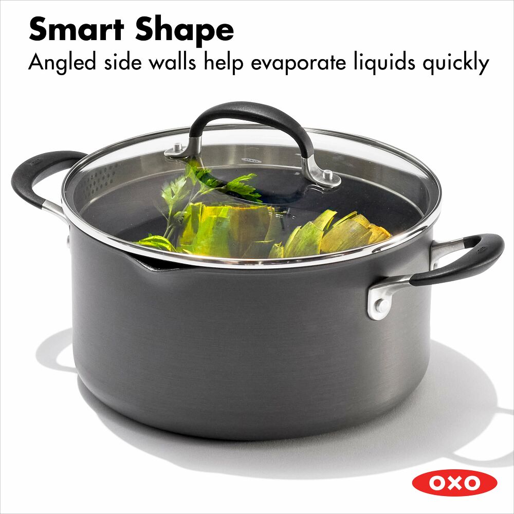 Non-Stick 6-Quart Stock Pot with Lid H1