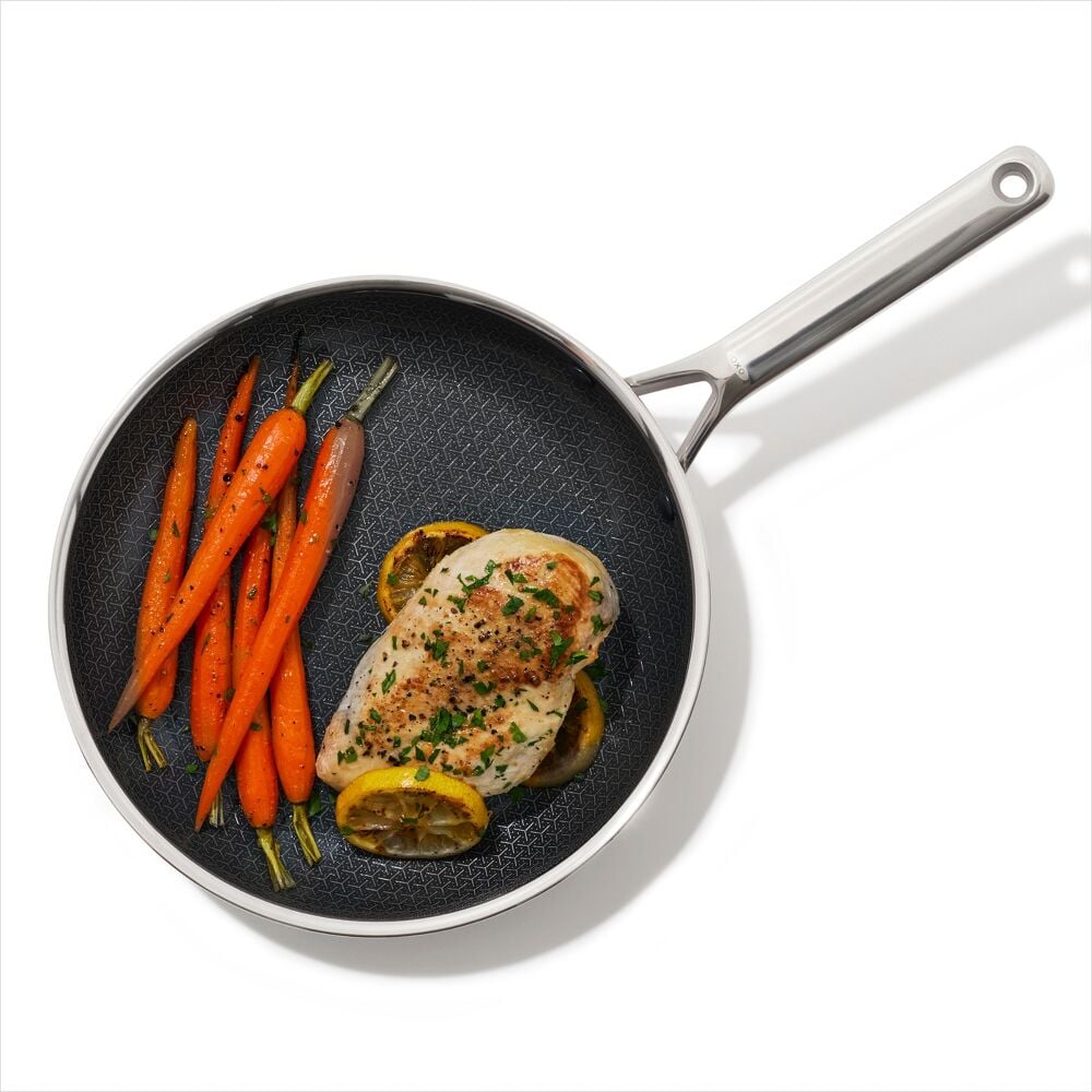 Trident Hybrid Non-Stick Stainless Steel 10 in Fry Pan V5