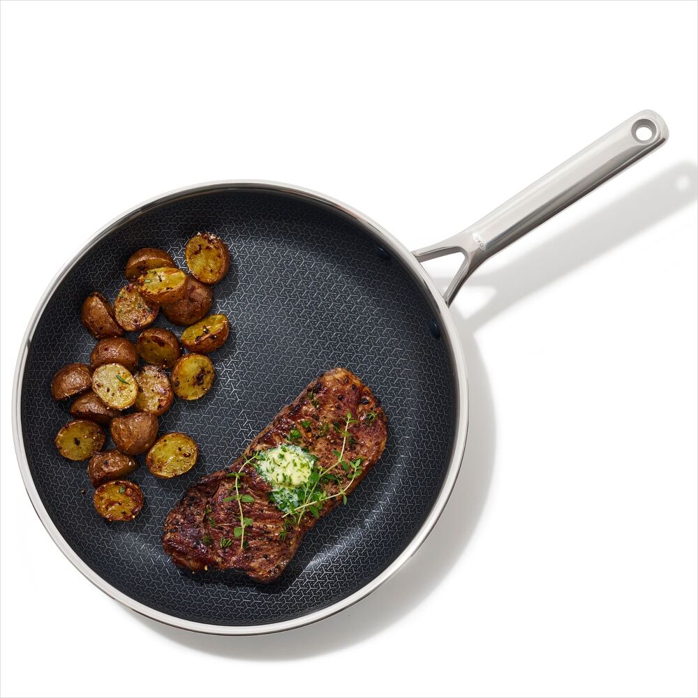 Trident Hybrid Non-Stick Stainless Steel 12 in Fry Pan H5