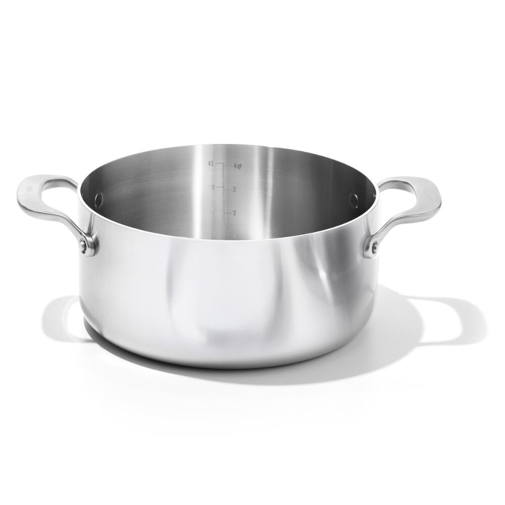 Stainless Steel Mira Series 5.2qt Casserole And Lid P8