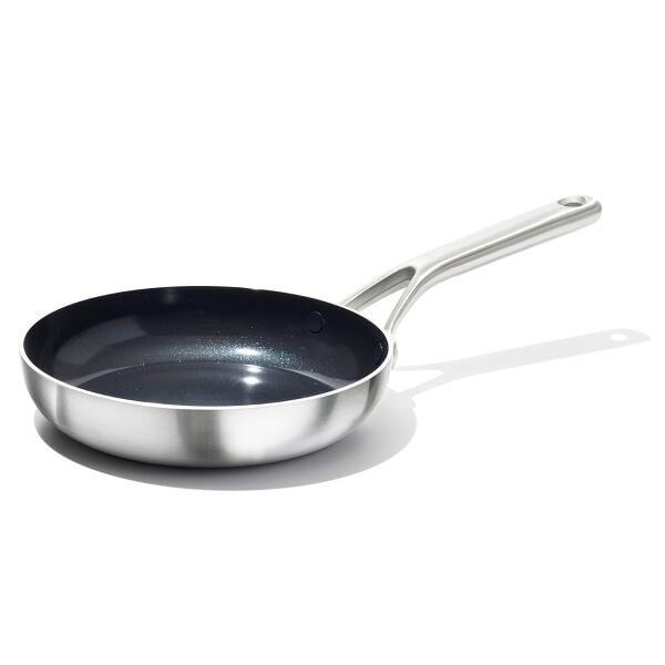 Stainless Steel Mira Series 8in Frypan - Ceramic Z8