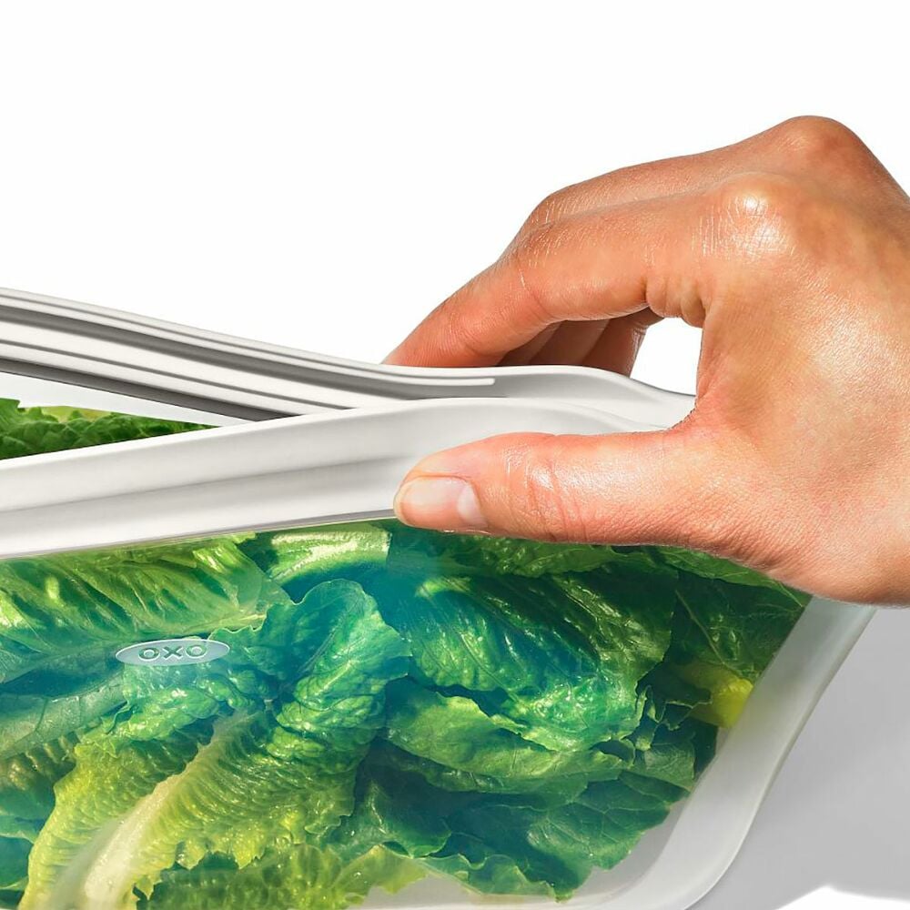 Silicone Reusable Bag - Stand-Up Quart (32 oz) - Oat Q2