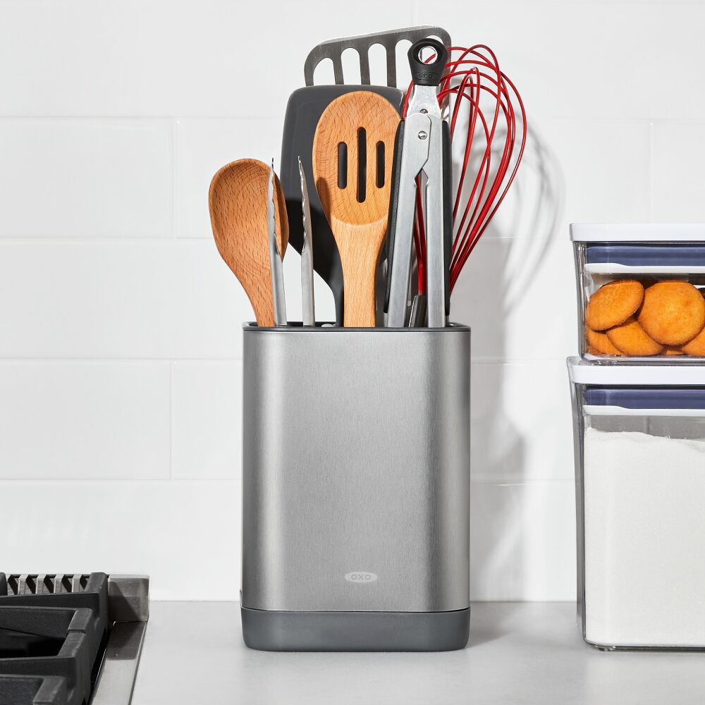 Adjustable Stainless Steel Utensil Holder - Small K5