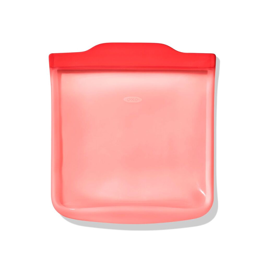 Silicone Reusable Bag - Sandwich Bag (28 oz) - Watermelon E9