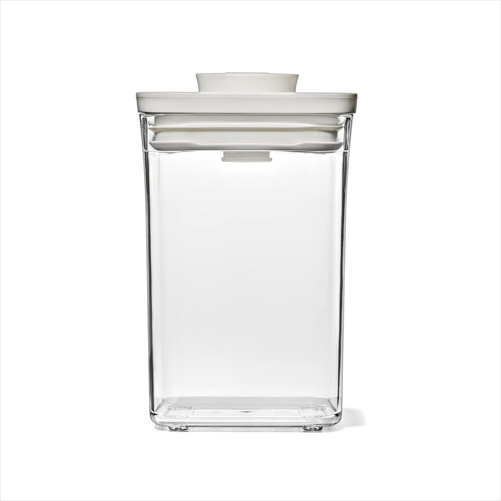 OXO Pet POP Container — Small Square Short — 1.1 Qt/1 L X2