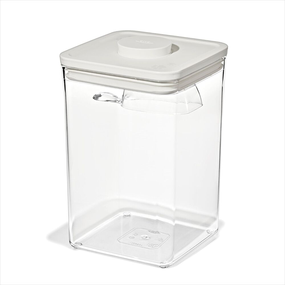 OXO Pet POP Container with Scoop — Big Square Medium — 4.4 Qt/4.2 L V3