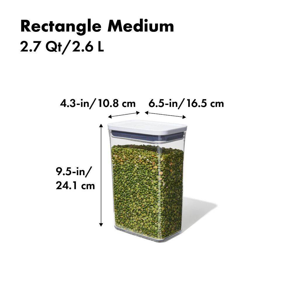 POP Container - Rectangle Medium (2.7 Qt/2.6 L) I7
