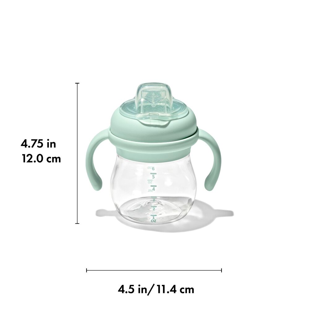 Transitions 6 Oz Soft Spout Sippy Cup with Removable Handles O2