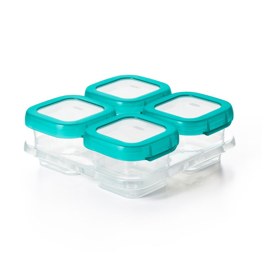 4 oz Baby Blocks™ Plastic Freezer Storage Containers P7