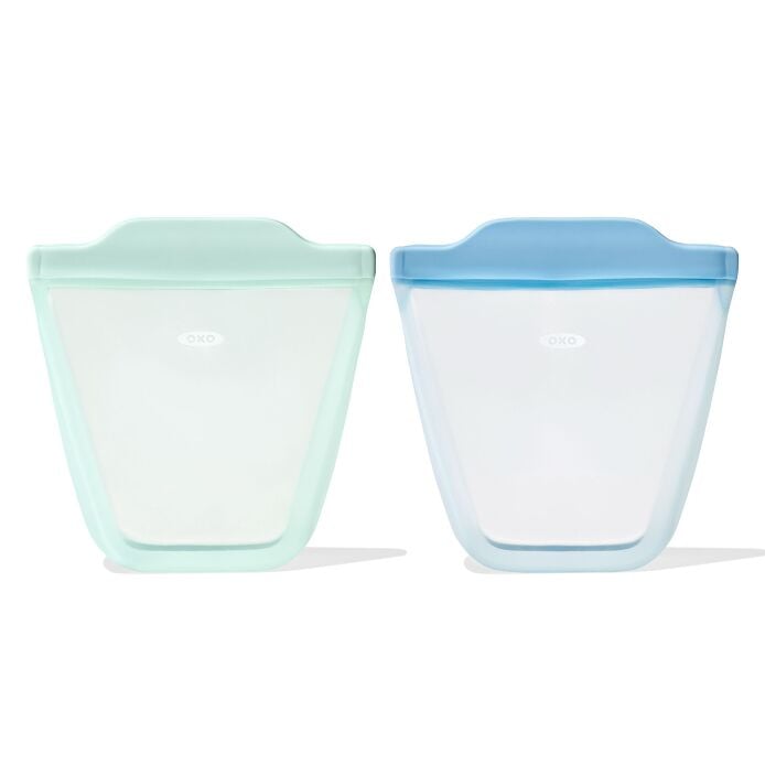 Tot Silicone Reusable Bag - 2-Piece Stand-Up Cup Set M0