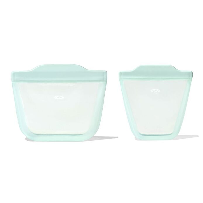 Tot Silicone Reusable Bag - 2-Piece Stand-Up Cup Set M0