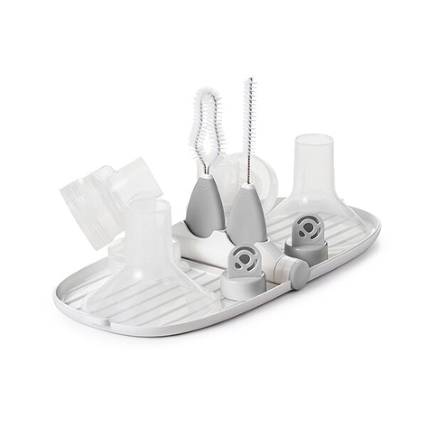 Breast Pump Parts Drying Rack with Detail Brushes Q4