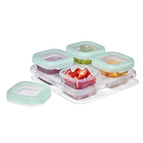 Baby Blocks Food Storage Containers (4 oz) - Opal Q3