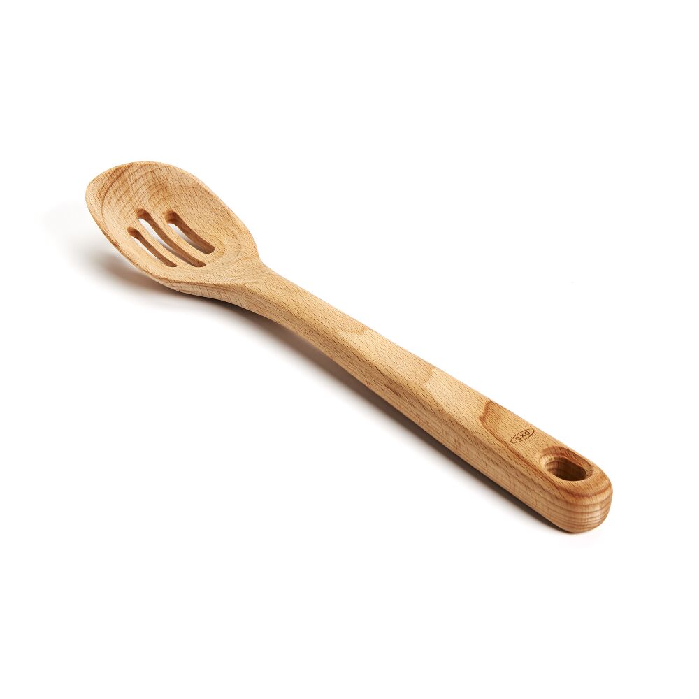 Wooden Slotted Spoon A8