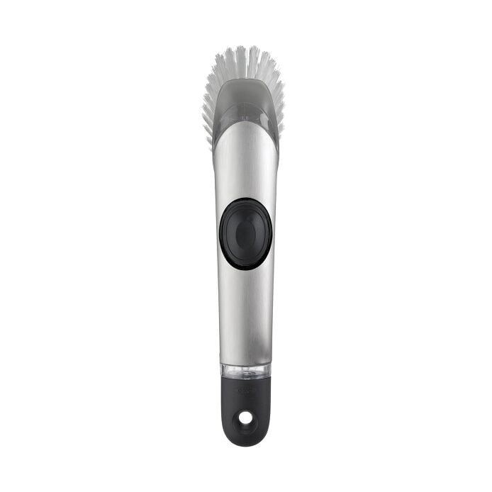 Steel Soap Dispensing Dish Brush Y9