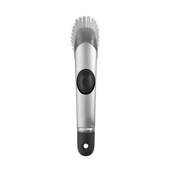Steel Soap Dispensing Dish Brush Y9