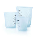 3 Piece Squeeze & Pour Silicone Measuring Cup Set Z9