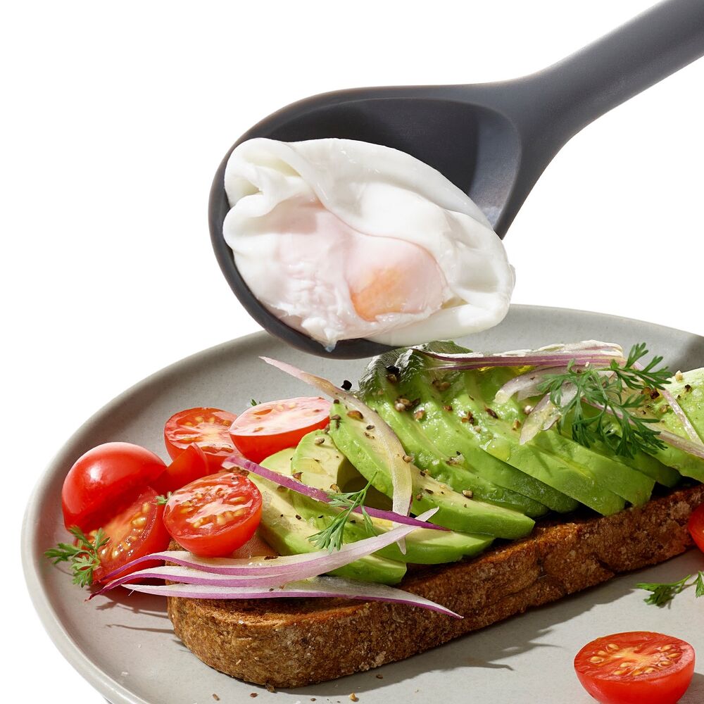 OXO Good Grips Silicone Slotted Spoon - Peppercorn I9