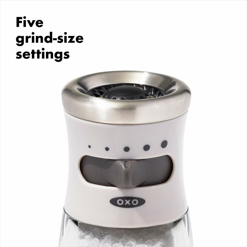 Contoured Mess-Free Salt Grinder R1
